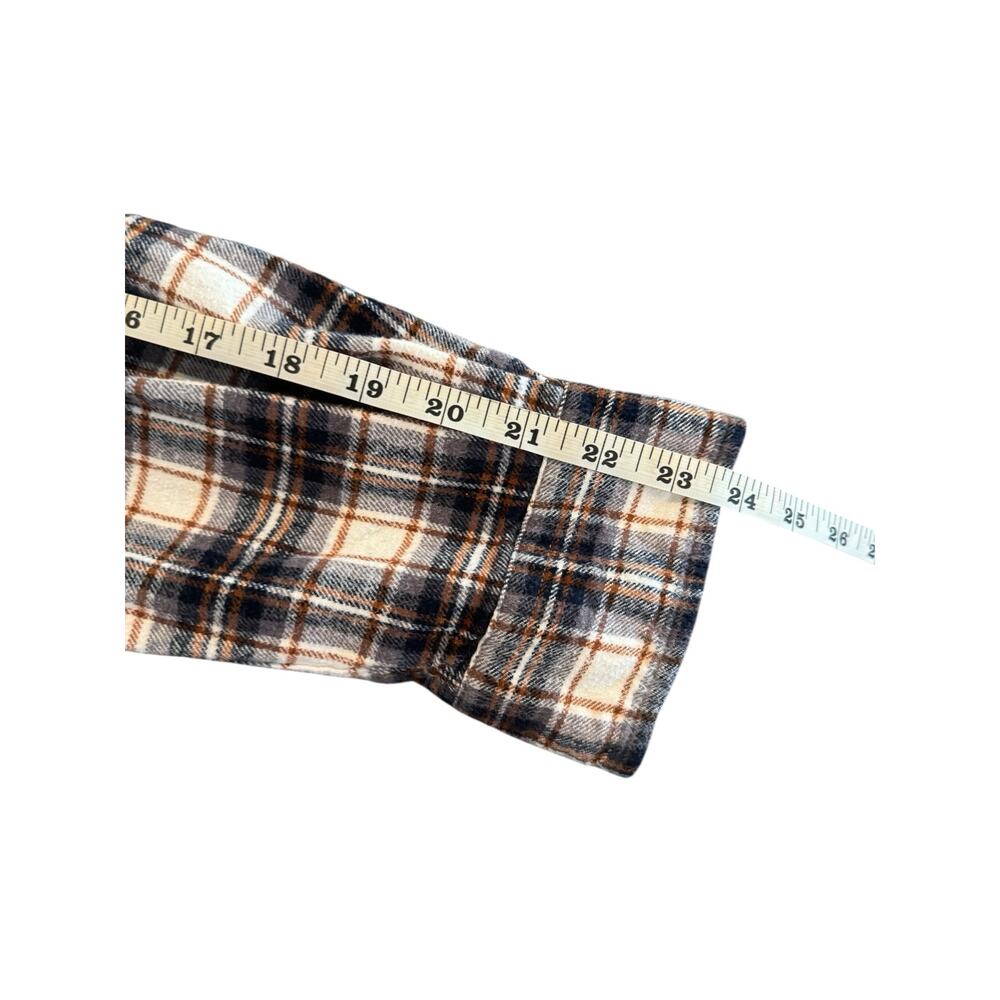 Red Head Plaid Flannel Shirt Mens Small Brown Cotton Bass Pro - Picture 9 of 9